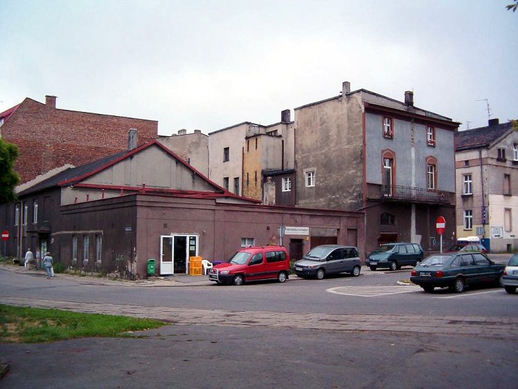 Fotka dawnej synagogi na Placu Mieroszewskich